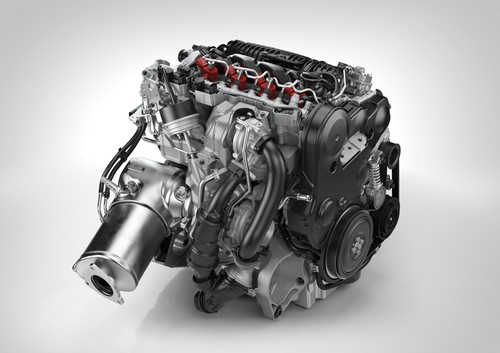 2,0-Liter-Drive-E-Dieselmotor von Volvo.