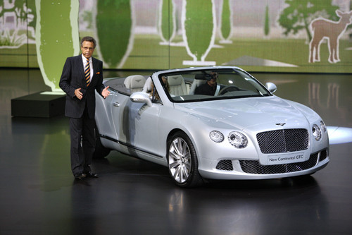 Bentley Continental GTC bei der VW-Vorabendversanstaltung &quot;Driving Diversity&quot;.