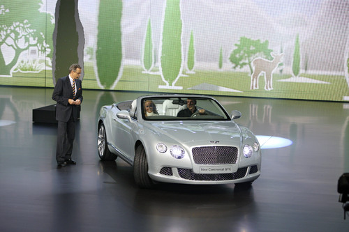 Bentley Continental GTC bei der VW-Vorabendversanstaltung &quot;Driving Diversity&quot;.