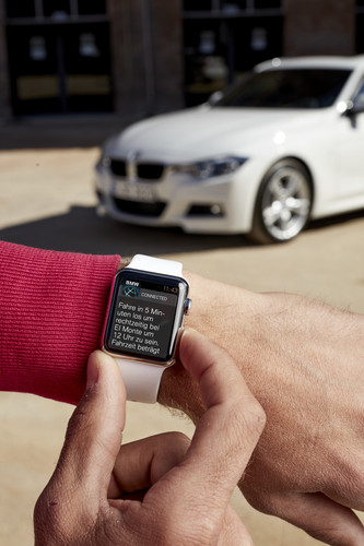 BMW Connected: Time to Leave iWatch.