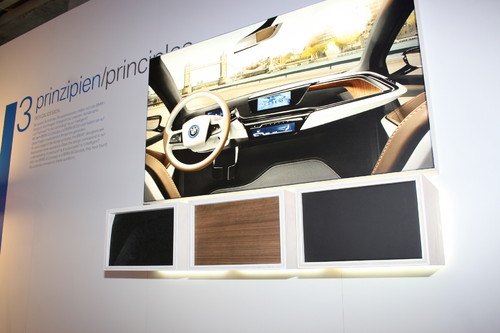 BMW i3 Concept: Das Interieurmaterial besteht weitgehend aus nachwachsenden Rohstoffen.
