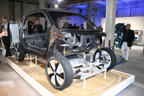 BMW i3 Concept; Fahrgastzelle aus Carbon.