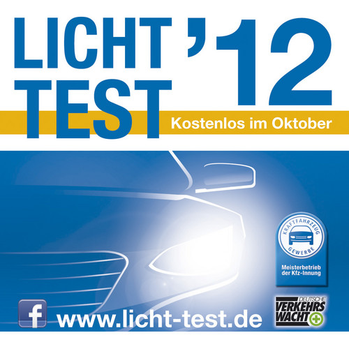 Bosch bietet den Licht-Test im Oktober zusammen mit kostenlosem Scheibenwischer-Check an.