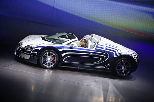 Bugatti L&#039;Or Blanc bei der VW-Vorabendversanstaltung &quot;Driving Diversity&quot;.