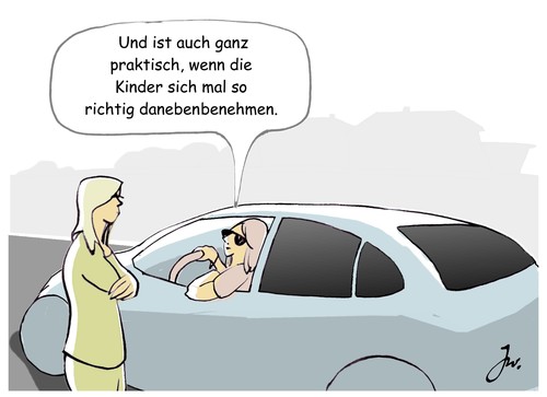Comic "Getönte Scheiben".