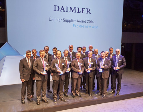 Daimler verleiht Supplier-Award.