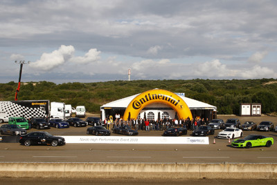 Das Fahrerlager für die Teilnehmer an den Rekordtagen von Nardo.