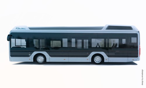 Der portugiesische Hersteller Caetanobus plant einen Bus mit Brennstoffzellenantrieb von Toyota.