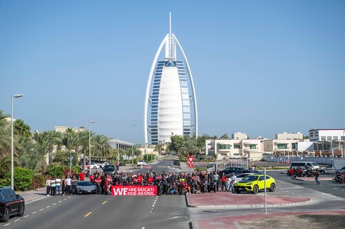 Ducati-Treffen „We ride as one“ in den Vereinigten Arabischen Emiraten.