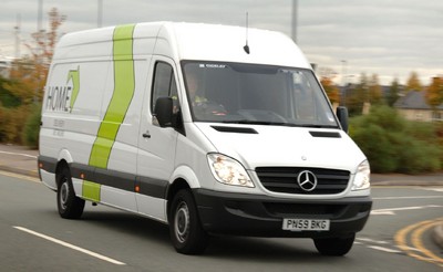 Englischer Paketdienst bestellt 500 Mercedes-Benz Sprinter.