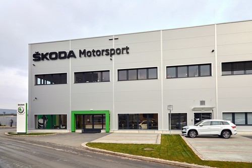 Eröffnung der Hauptzentrale von Skoda Motorsport in Mladá Boleslav. 