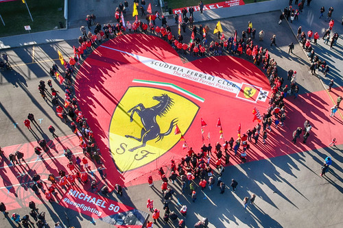 Eröffnung der Sonderausstellung „Michael 50“ im Ferrari-Museum in Maranello.