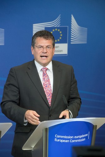 EU-Kommissionsvizepräsident Maroš Šefčovic.