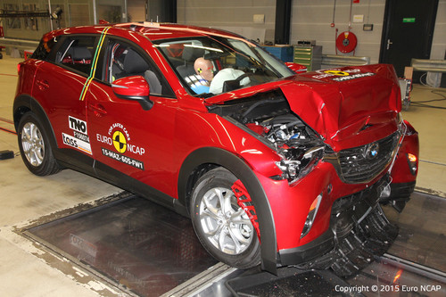 Euro-NCAP-Crashtest: Mazda CX-3.