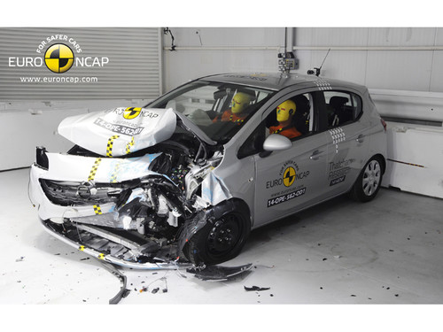Euro-NCAP-Crashtest: Opel Corsa.