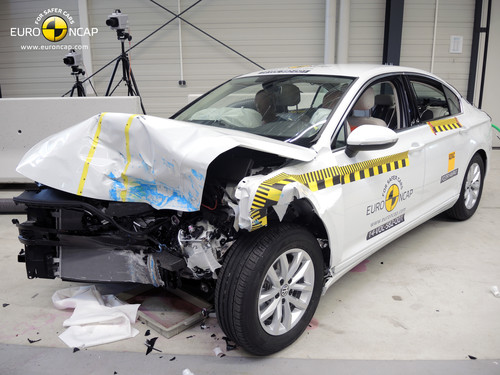Euro-NCAP-Crashtest: Volkswagen Passat.
