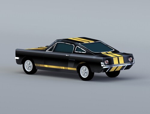 Ford Mustang Shelby GT 350 als 3-D-Puzzle von Revell.