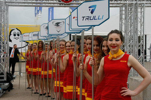 Formel E: Grid-Girls.