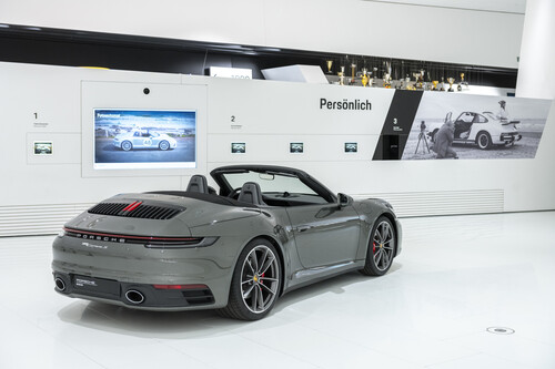 Fotostation im Porsche-Museum.