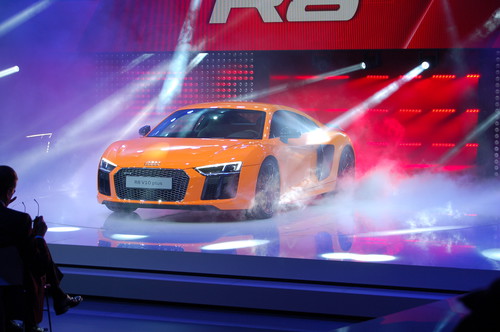 Genf 2015: Audi R8 V10 Plus.