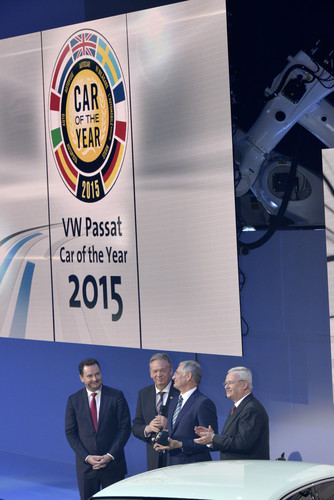 Genf 2015: Volkswagen-Konzernabend.