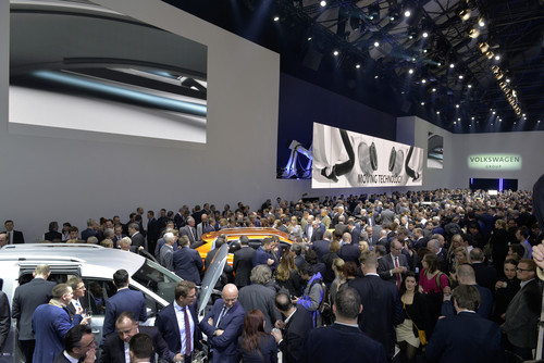 Genf 2015: Volkswagen-Konzernabend.