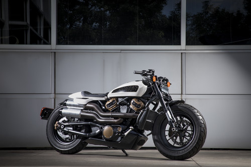 Geplantes neues Custom-Modell von  Harley-Davidson.