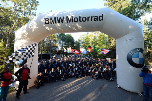 Internationale BMW-GS-Trophy 2014 in Kanada.