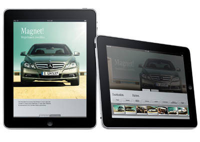 iPad-App: Mercedes-Benz-Katalog.