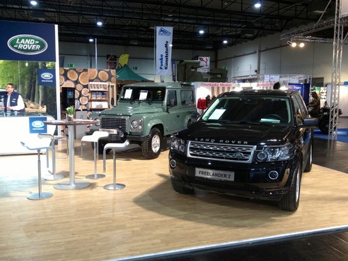 Land Rover auf der „Jagd &amp; Hund“.
