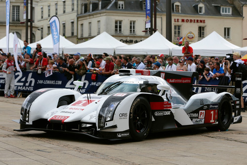 Le Mans 2014: Audi R18 e-tron in Le Mans.
