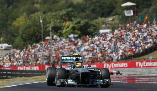 Lewis Hamilton im Mercedes AMG Petronas.