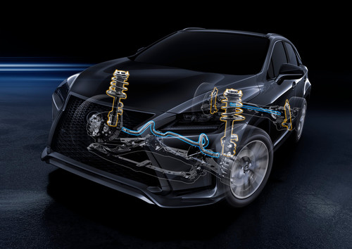 Lexus RX: Adaptive Dämpfung.