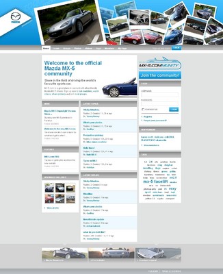Mazda MX-5-Website.   