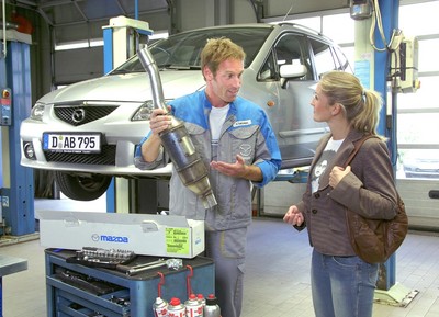 Mazda senkt die Preise für Diesel-Nachrüstfilter auf 330 Euro.