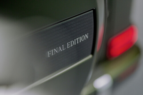 Mercedes-Benz G 500, Sondermodell „Final Edition“.
