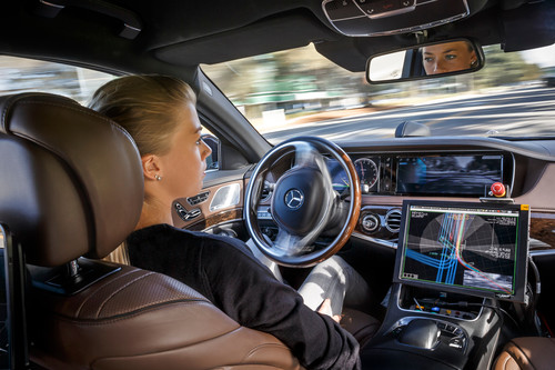Mercedes-Benz S550 Intelligent Drive.