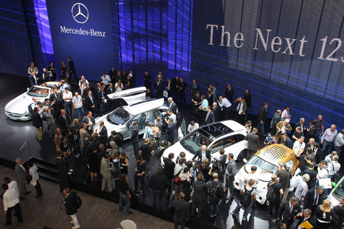 Mercedes-Benz-Stand auf der IAA 2011.
