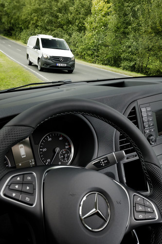 Mercedes-Benz Vito mit Kühlausbau mit 7G-Tronic Plus.