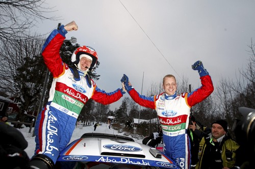 Mikko Hirvonen und Jarmo Lehtinen.