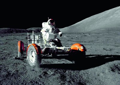 Mondfahrzeug von 1971.