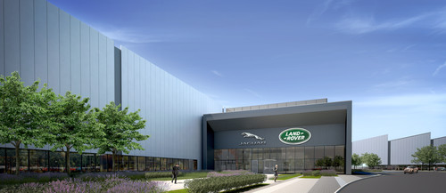 Motorenwerk von Jaguar Land Rover in Wolverhampton. 