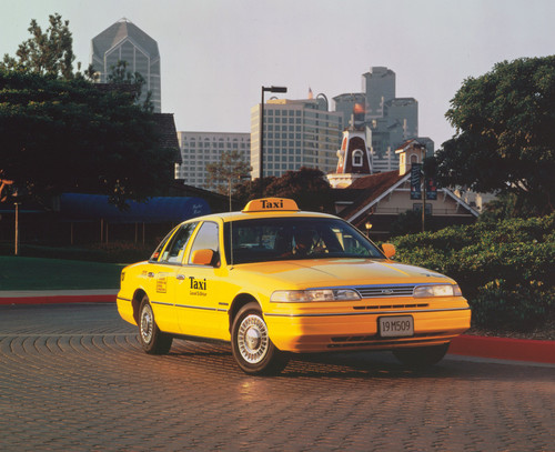 New Yorker Taxis: Der Klassiker Ford Crown Victoria.