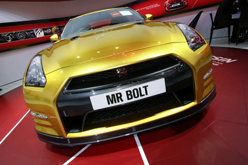 Nissan Usain Bolt Gold GT-R Limited Edition.