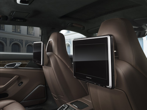 Porsche Panamera Exclusive Series: das neue Rear Seat Entertainment Plus-System.