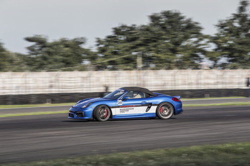 Porsche-Tracktest in Le Mans: Boxster GTS.