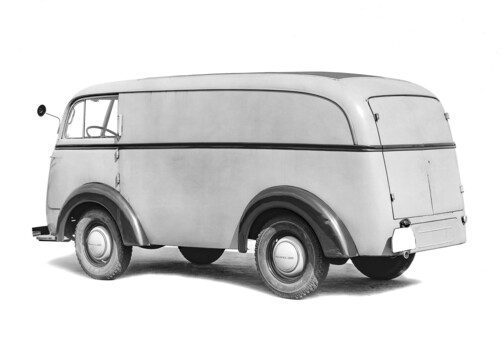 Prototyp eines Opel Blitz Lieferwagen 1,5-23 COE (1937). 