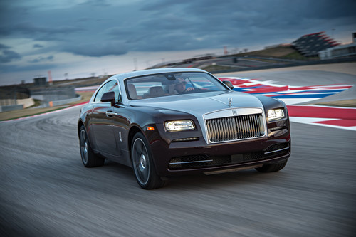 Rolls-Royce Wraith auf der Rennstrecke.