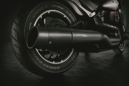 Screamin&#039;-Eagle-Schalldämpfer von Harley-Davidson.