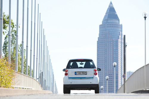Smart Fortwo Car2go Edition in Frankfurt.